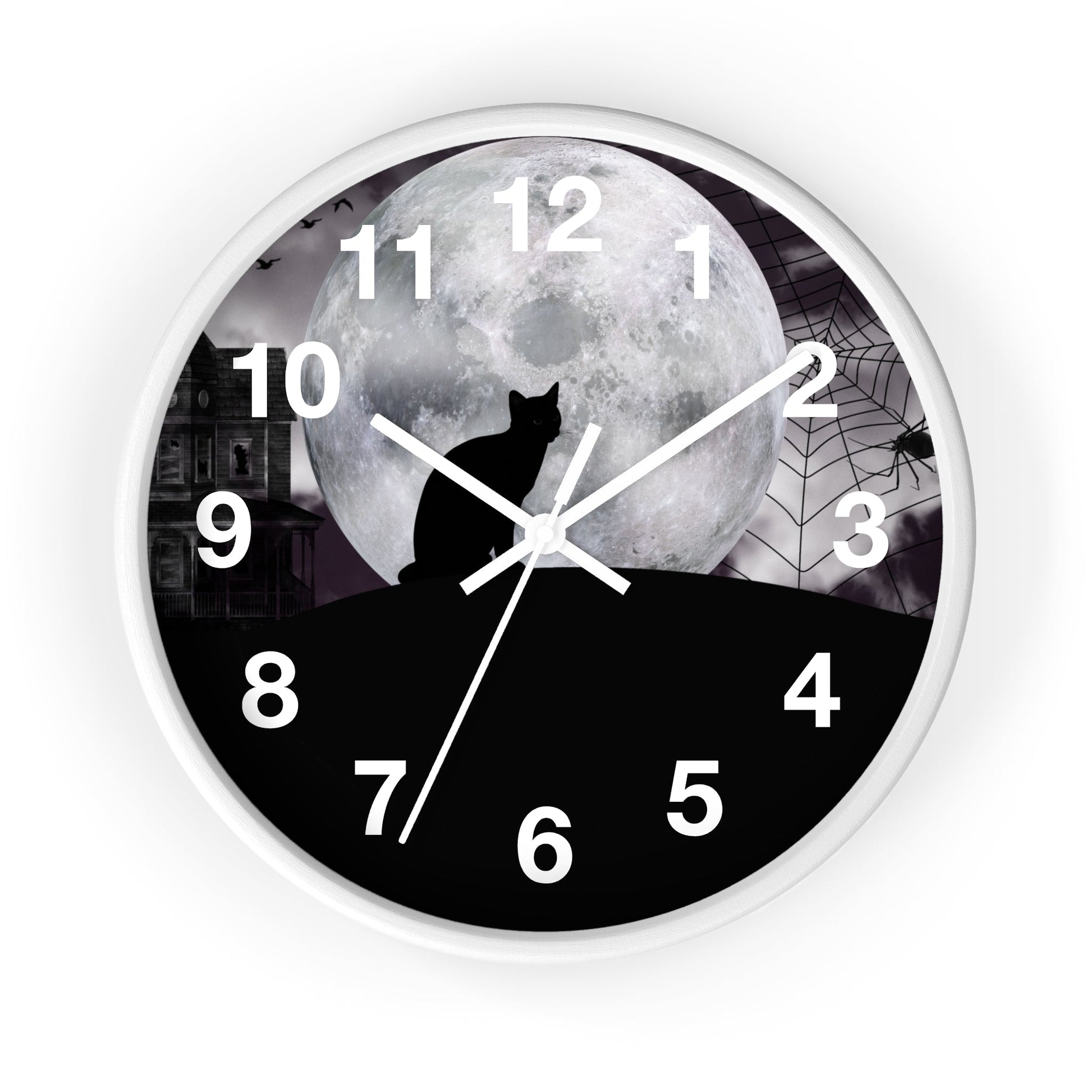 Halloween Cat Wall Clock - Home Decor - Epileptic Al’s Shop