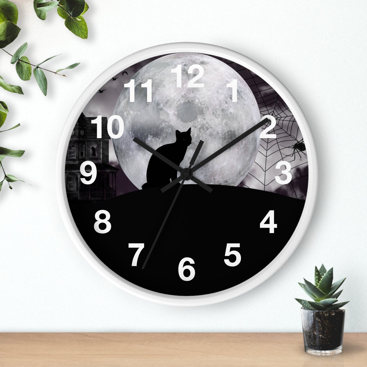 Halloween Cat Wall Clock - Home Decor - Epileptic Al’s Shop