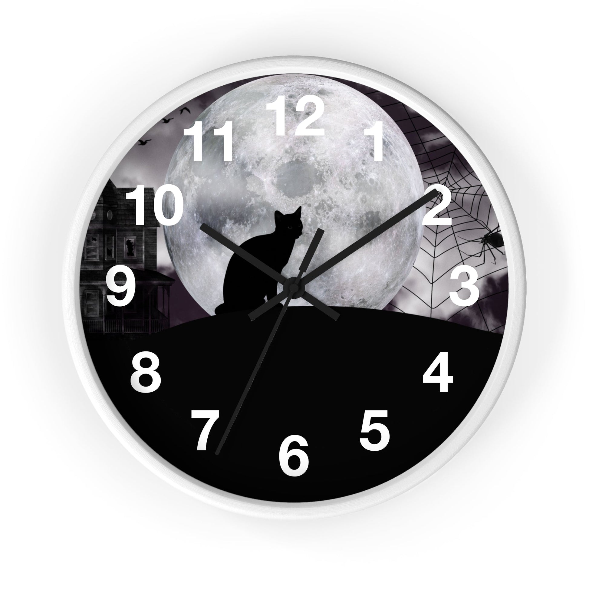 Halloween Cat Wall Clock - Home Decor - Epileptic Al’s Shop