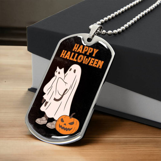 Halloween Ghost Pal Necklace - Jewelry - Epileptic Al’s Shop