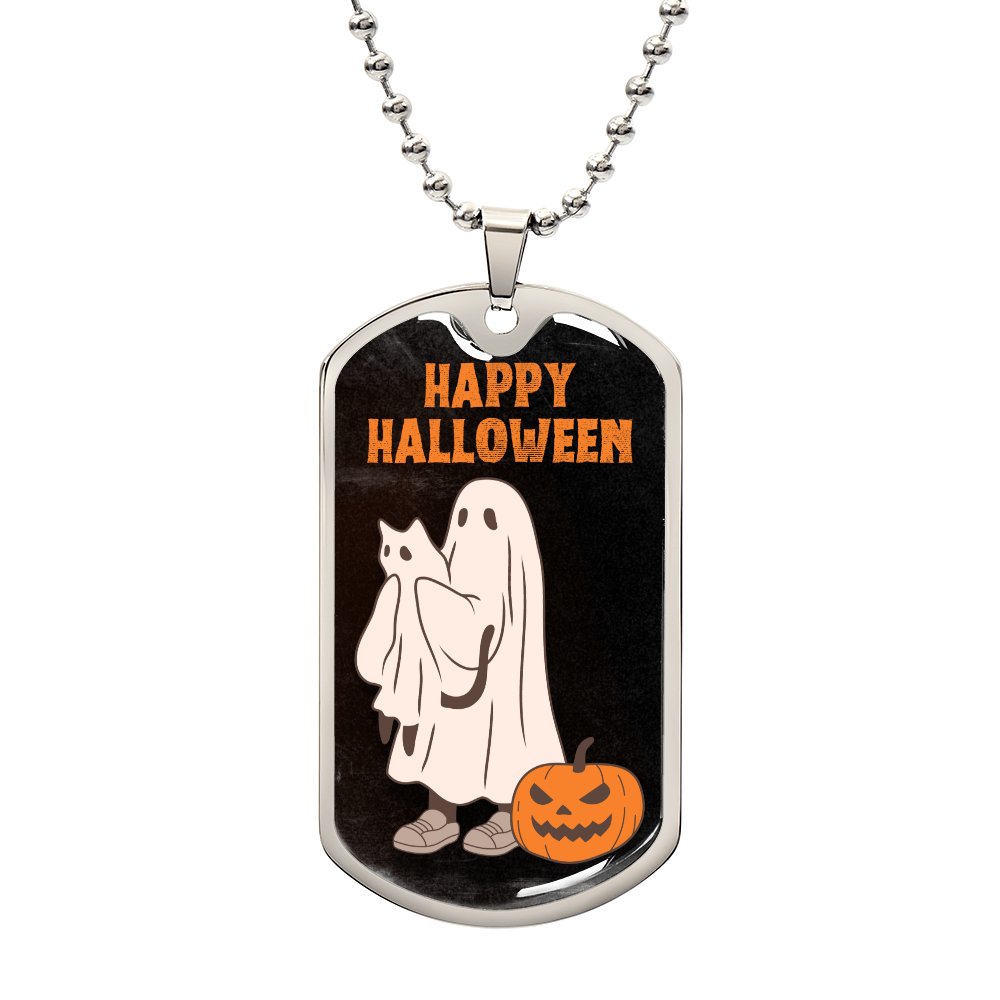 Halloween Ghost Pal Necklace - Jewelry - Epileptic Al’s Shop