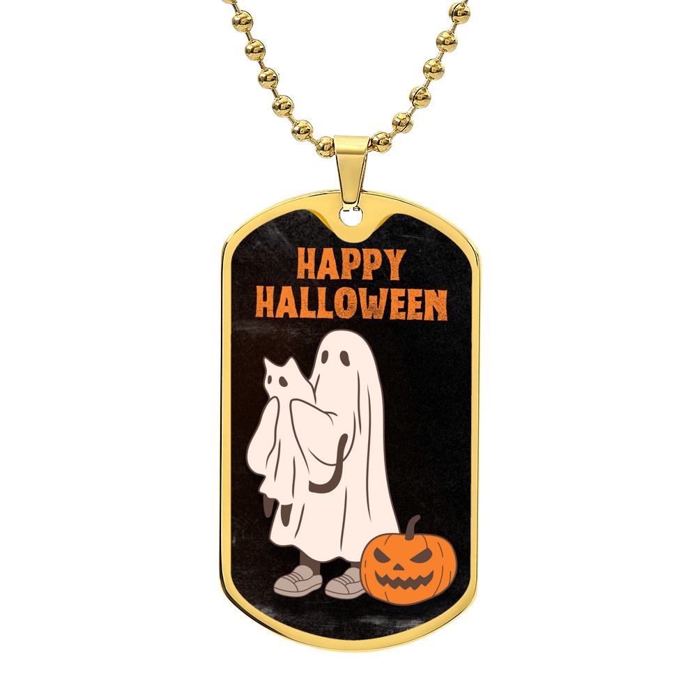 Halloween Ghost Pal Necklace - Jewelry - Epileptic Al’s Shop