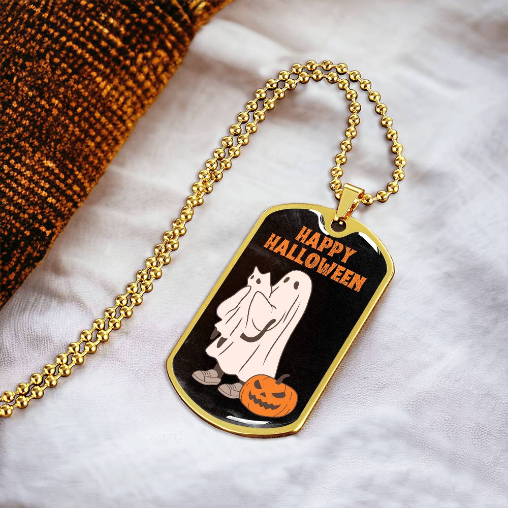 Halloween Ghost Pal Necklace - Jewelry - Epileptic Al’s Shop