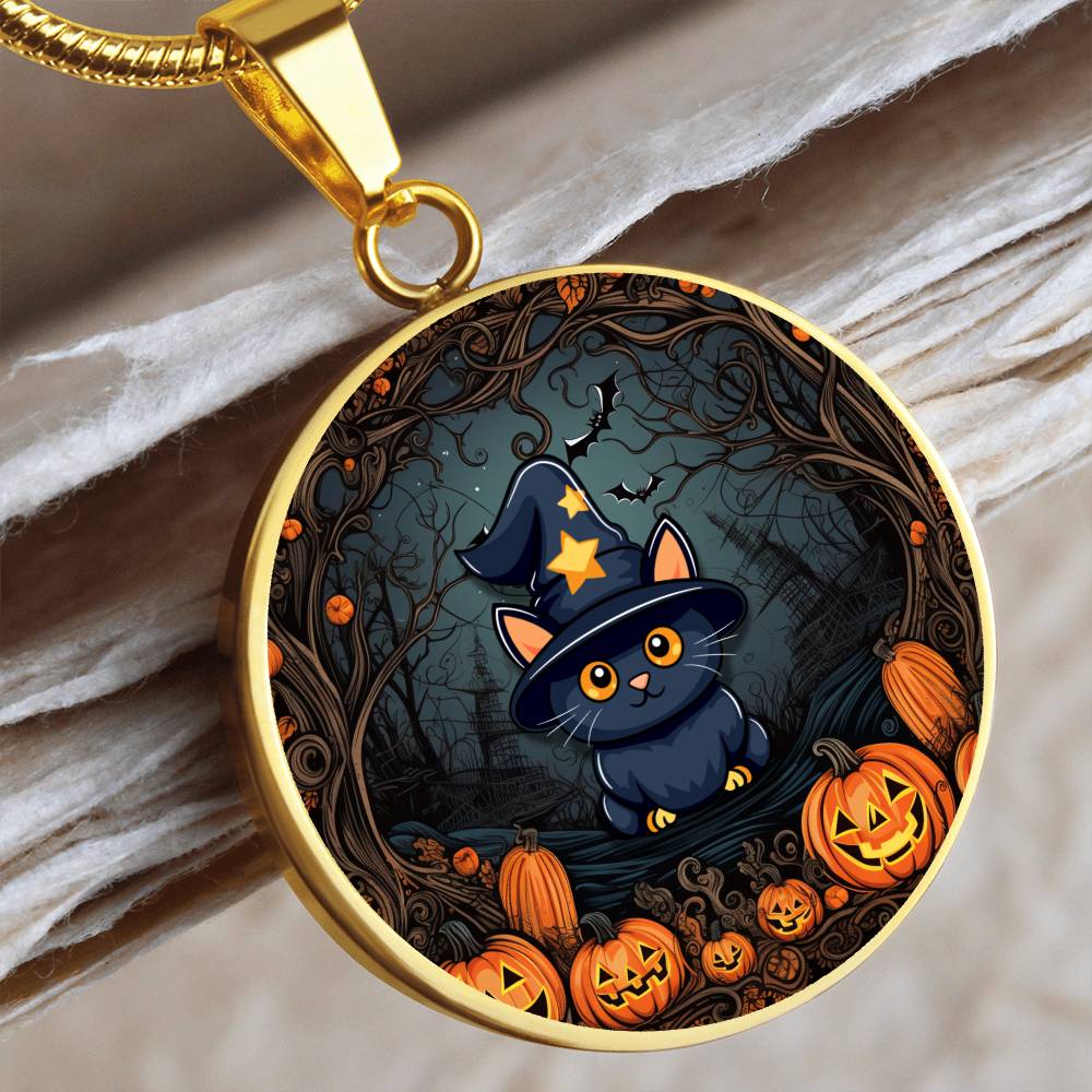 Halloween Kitty Necklace - Jewelry - Epileptic Al’s Shop