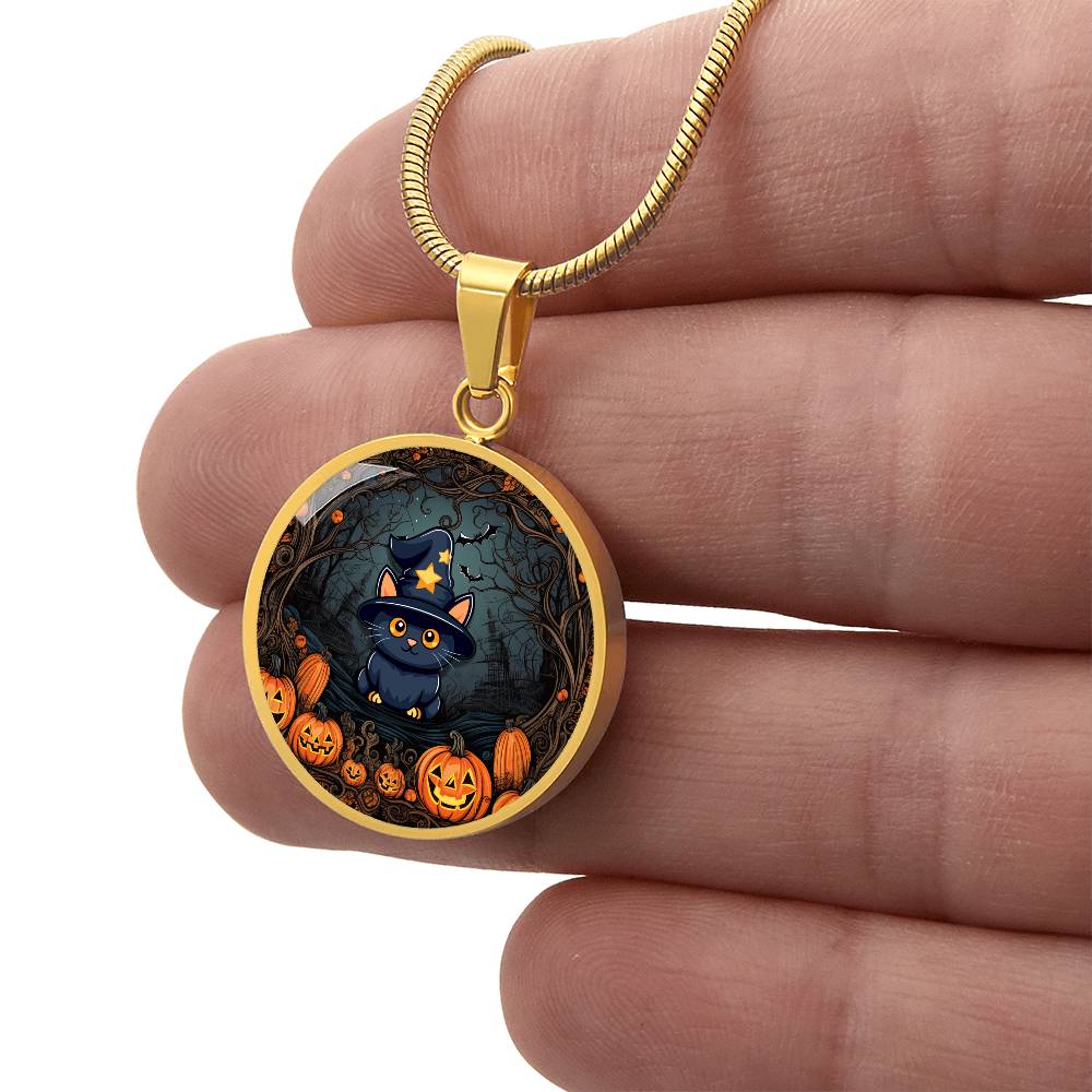 Halloween Kitty Necklace - Jewelry - Epileptic Al’s Shop