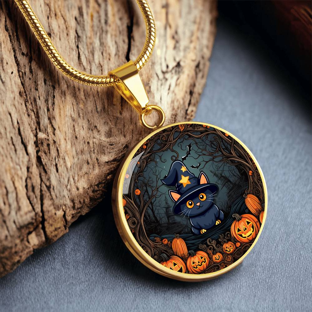 Halloween Kitty Necklace - Jewelry - Epileptic Al’s Shop