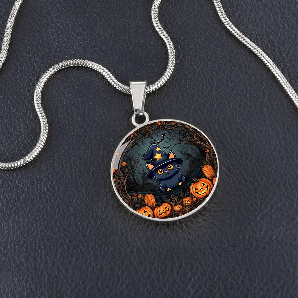 Halloween Kitty Necklace - Jewelry - Epileptic Al’s Shop