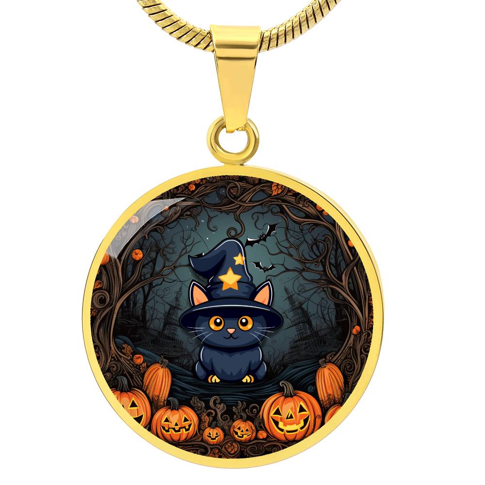 Halloween Kitty Necklace - Jewelry - Epileptic Al’s Shop