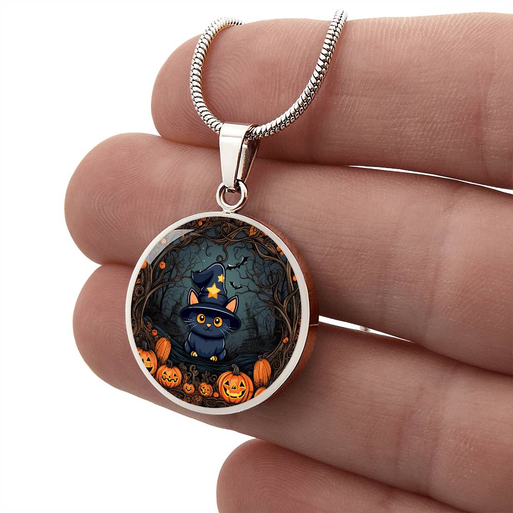 Halloween Kitty Necklace - Jewelry - Epileptic Al’s Shop