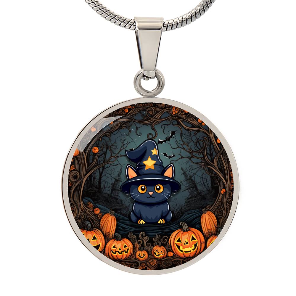 Halloween Kitty Necklace - Jewelry - Epileptic Al’s Shop