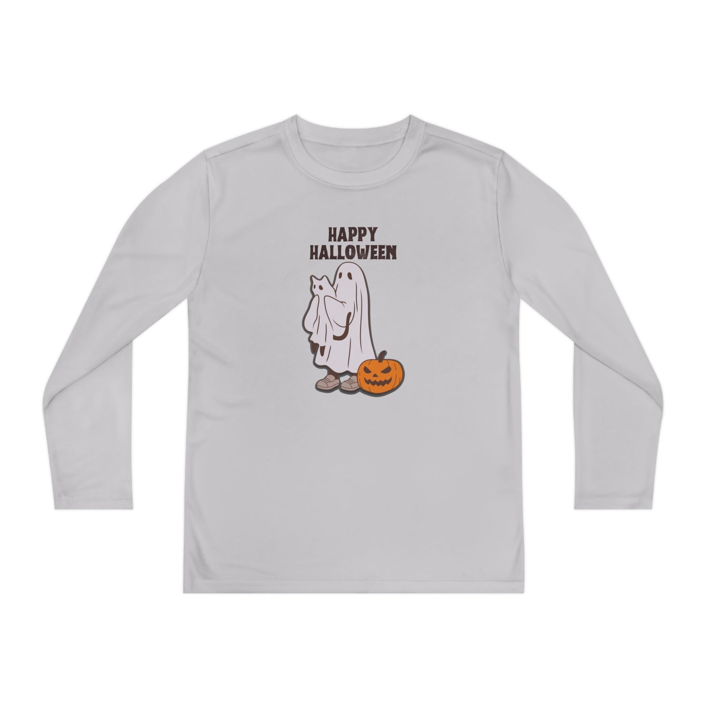 Happy Halloween Youth Long Sleeve Competitor Tee - Kids clothes - EpiAl's Shop