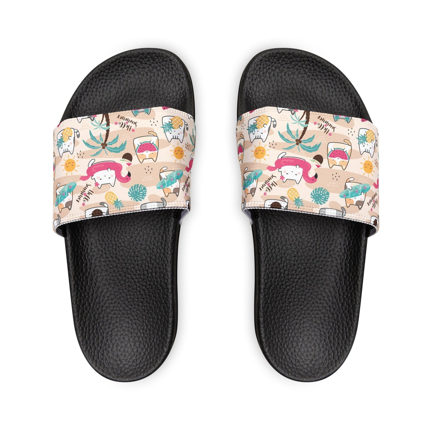 Happy Kitty Youth Removable - Strap Sandals - Shoes - Epileptic Al’s Shop