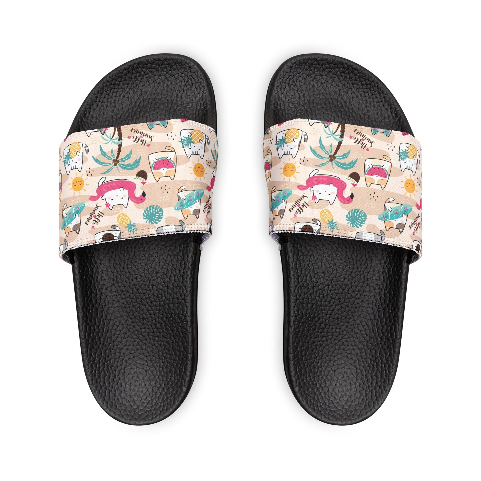 Happy Kitty Youth Removable - Strap Sandals - Shoes - Epileptic Al’s Shop