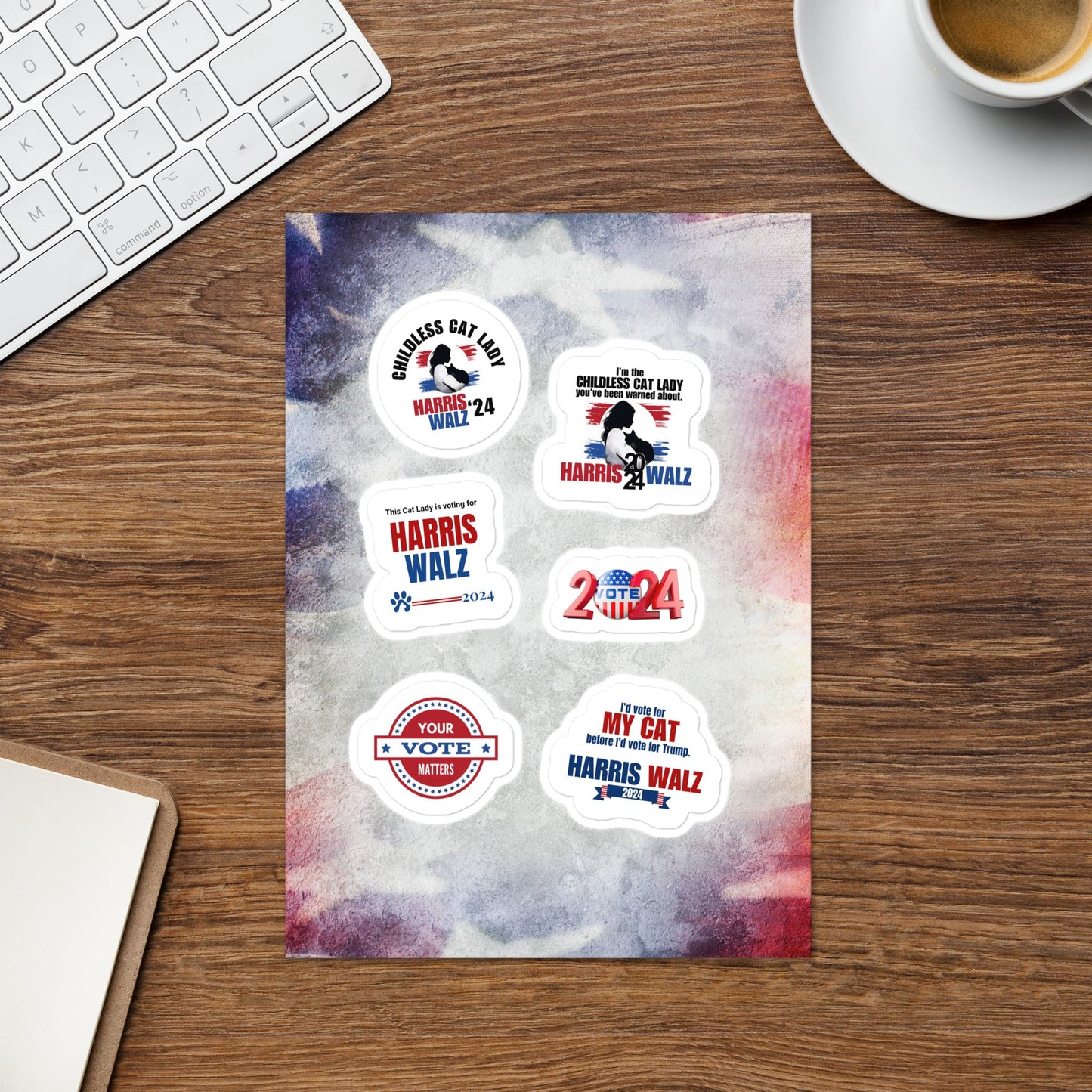 Harris Walz '24 Sticker Sheet - Paper products - EpiAl's Shop