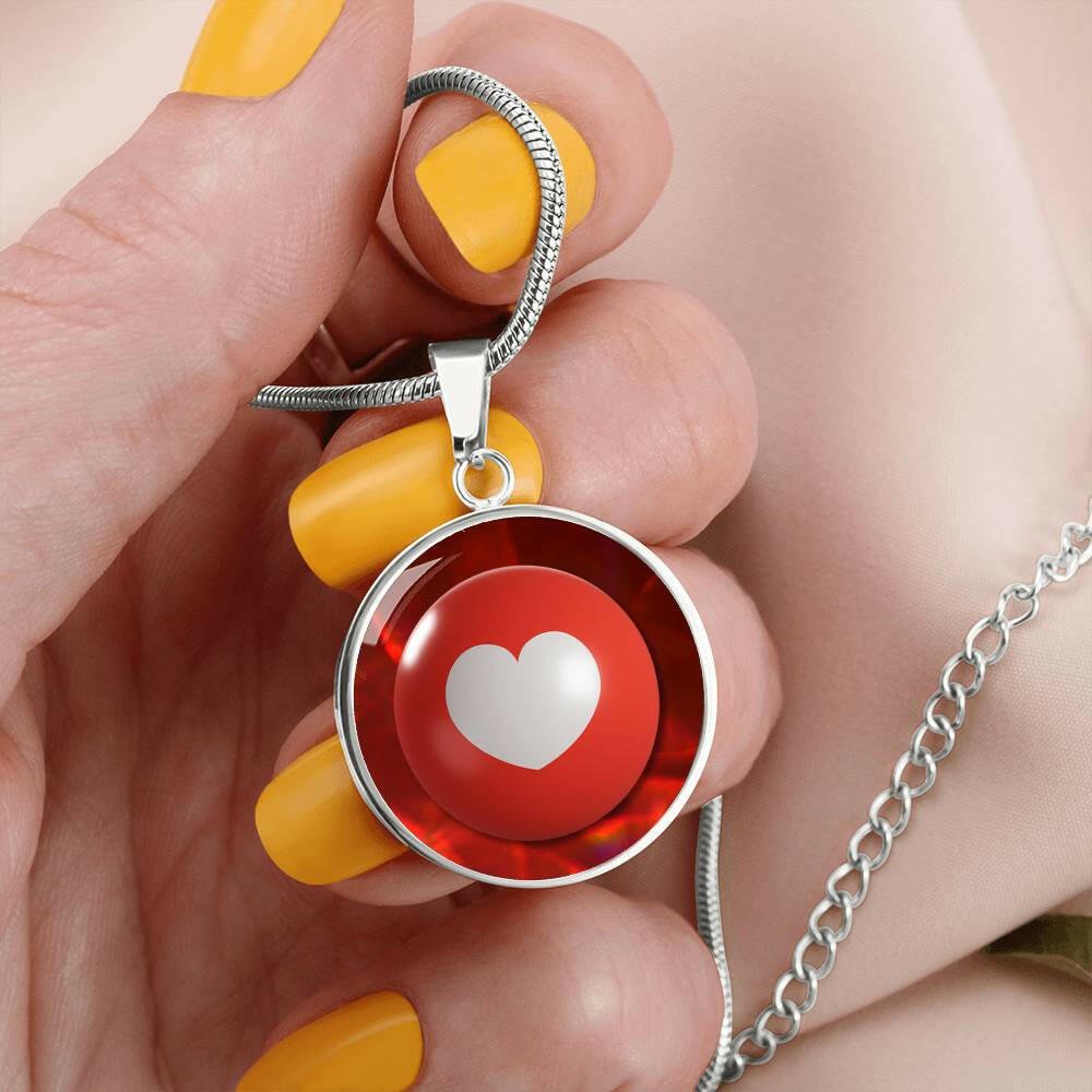 Heart on a Ball Necklace - Jewelry - Epileptic Al’s Shop