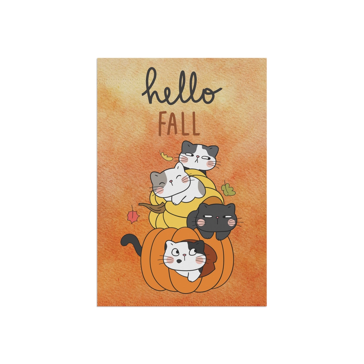 Hello Fall Garden & House Banner - Home Decor - Epileptic Al’s Shop