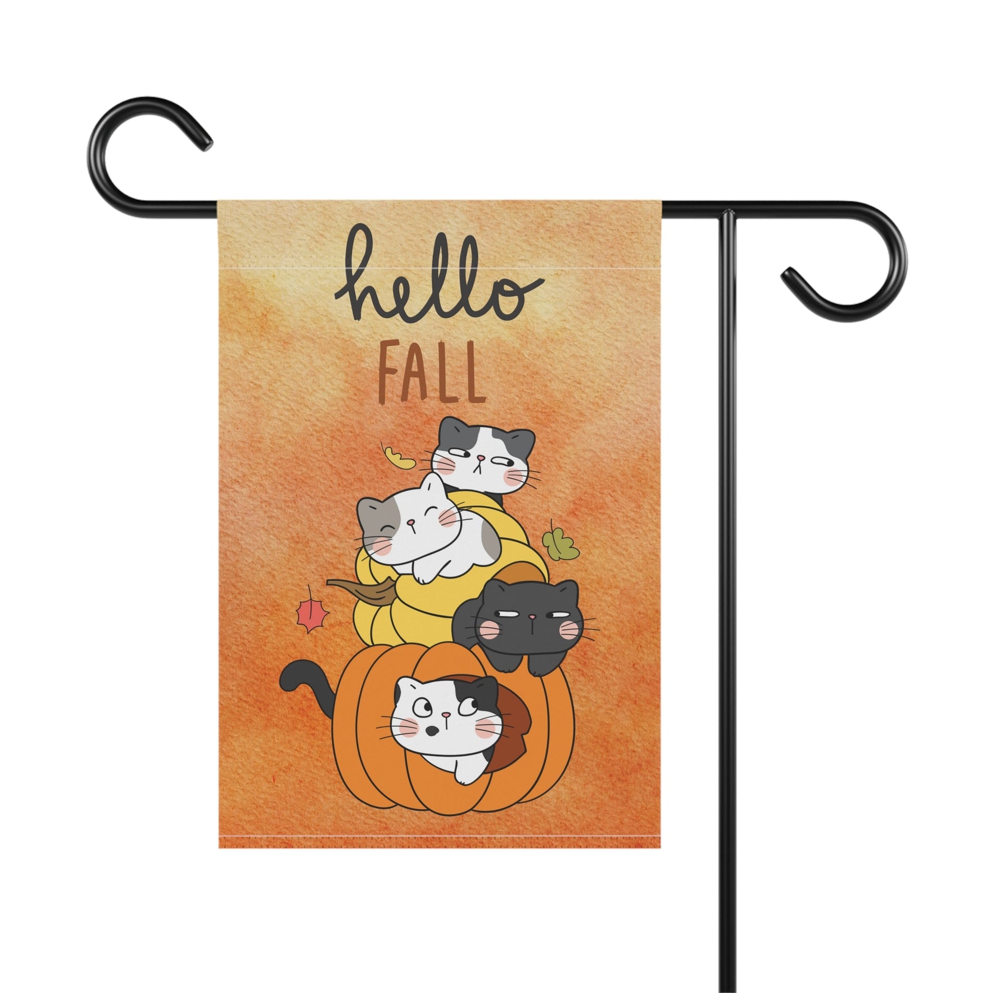 Hello Fall Garden & House Banner - Home Decor - Epileptic Al’s Shop