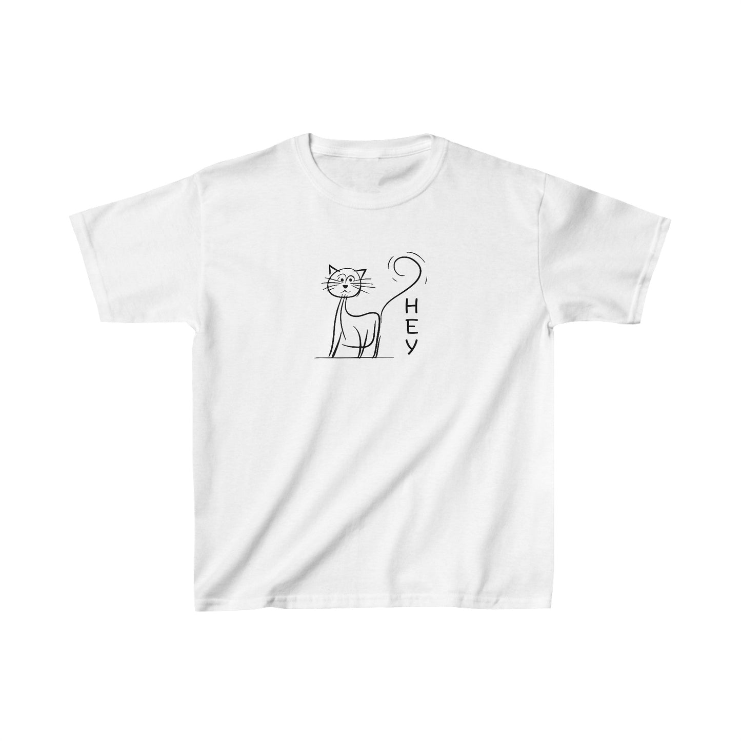 Hey Kitty Kids Heavy Cotton™ Tee - Kids clothes - Epileptic Al’s Shop