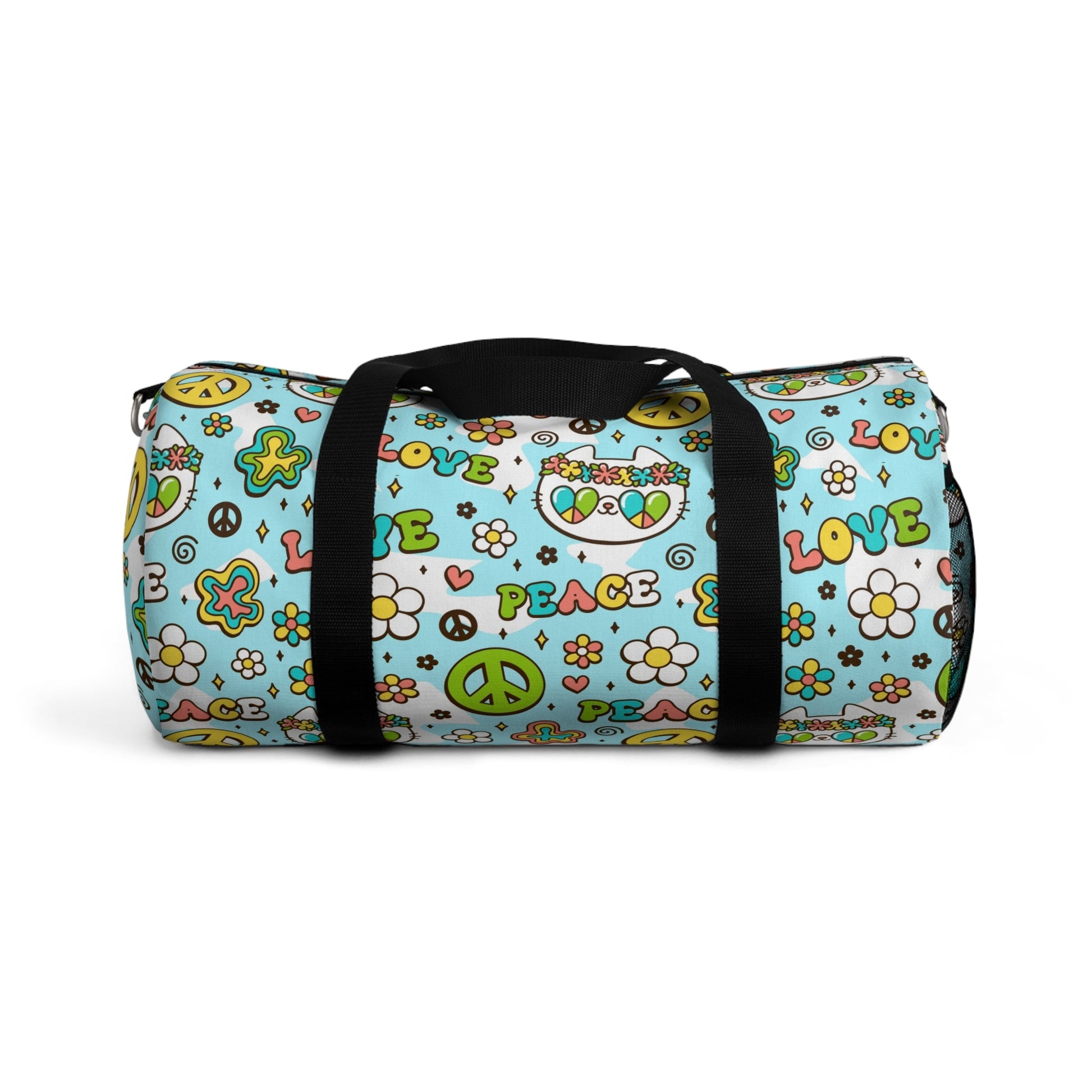 Hippie Cat Duffel Bag - Bags - Epileptic Al’s Shop