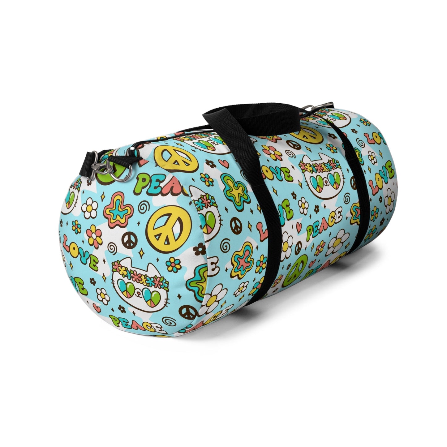 Hippie Cat Duffel Bag - Bags - Epileptic Al’s Shop