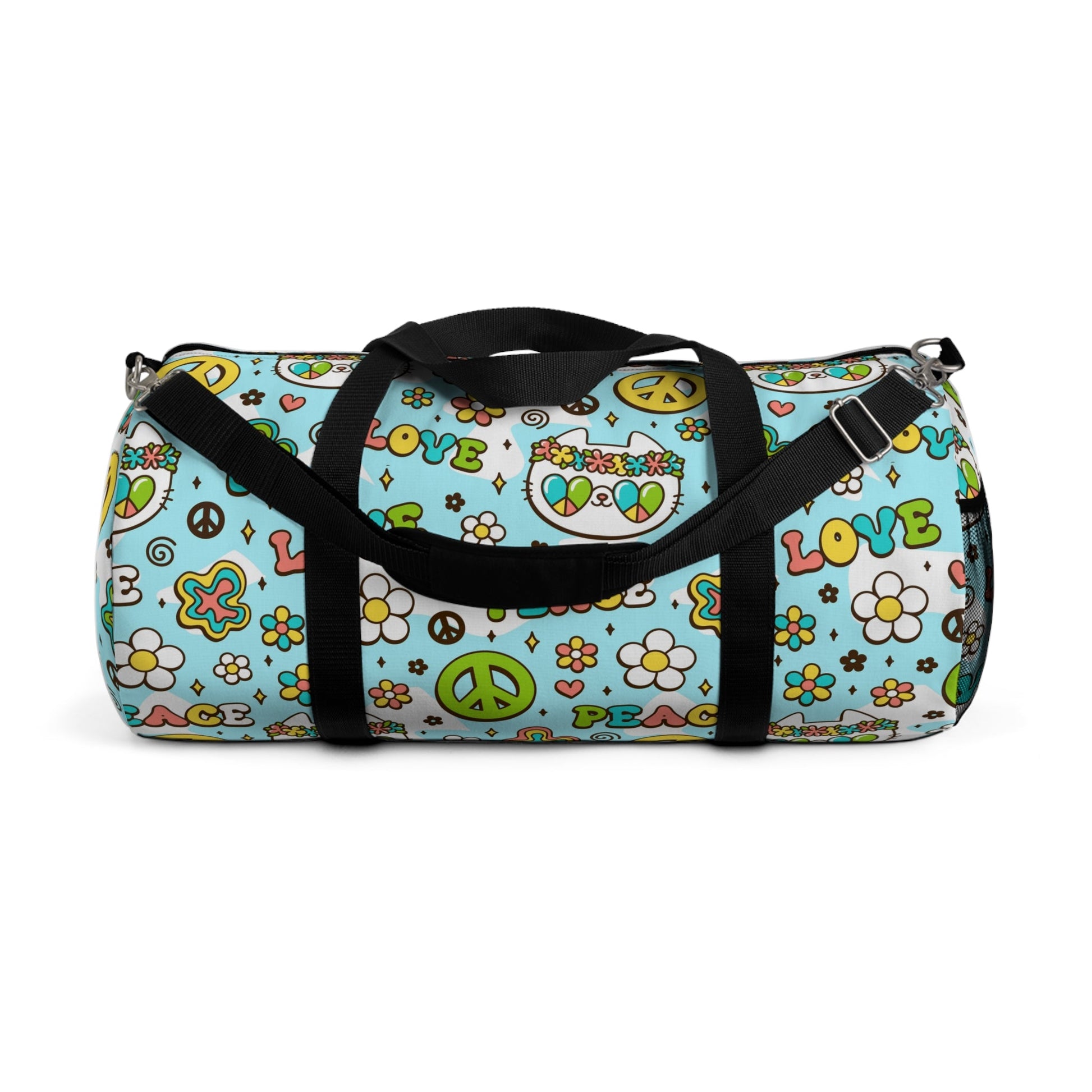 Hippie Cat Duffel Bag - Bags - Epileptic Al’s Shop