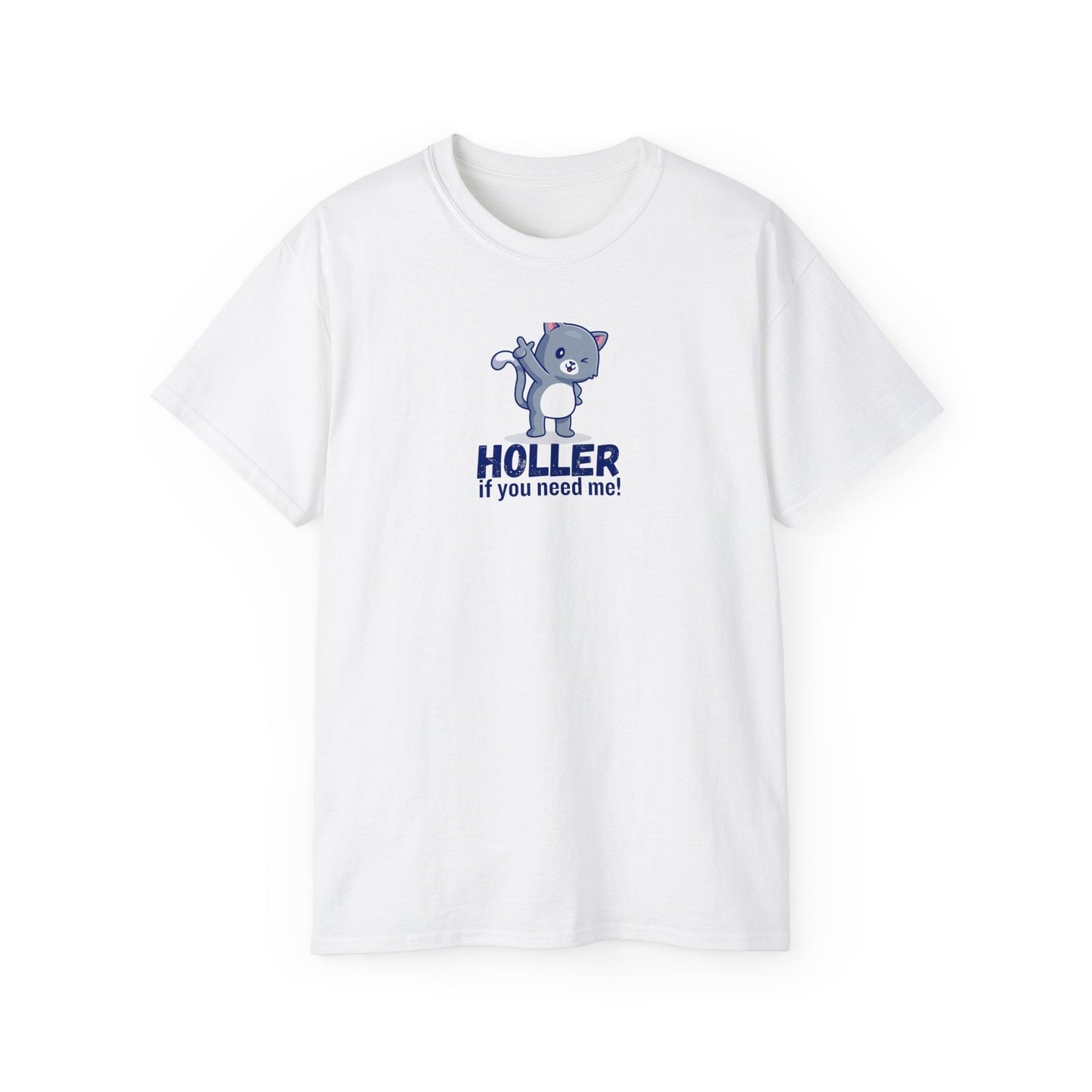 Holler Unisex Ultra Cotton Tee - T - Shirt - Epileptic Al’s Shop