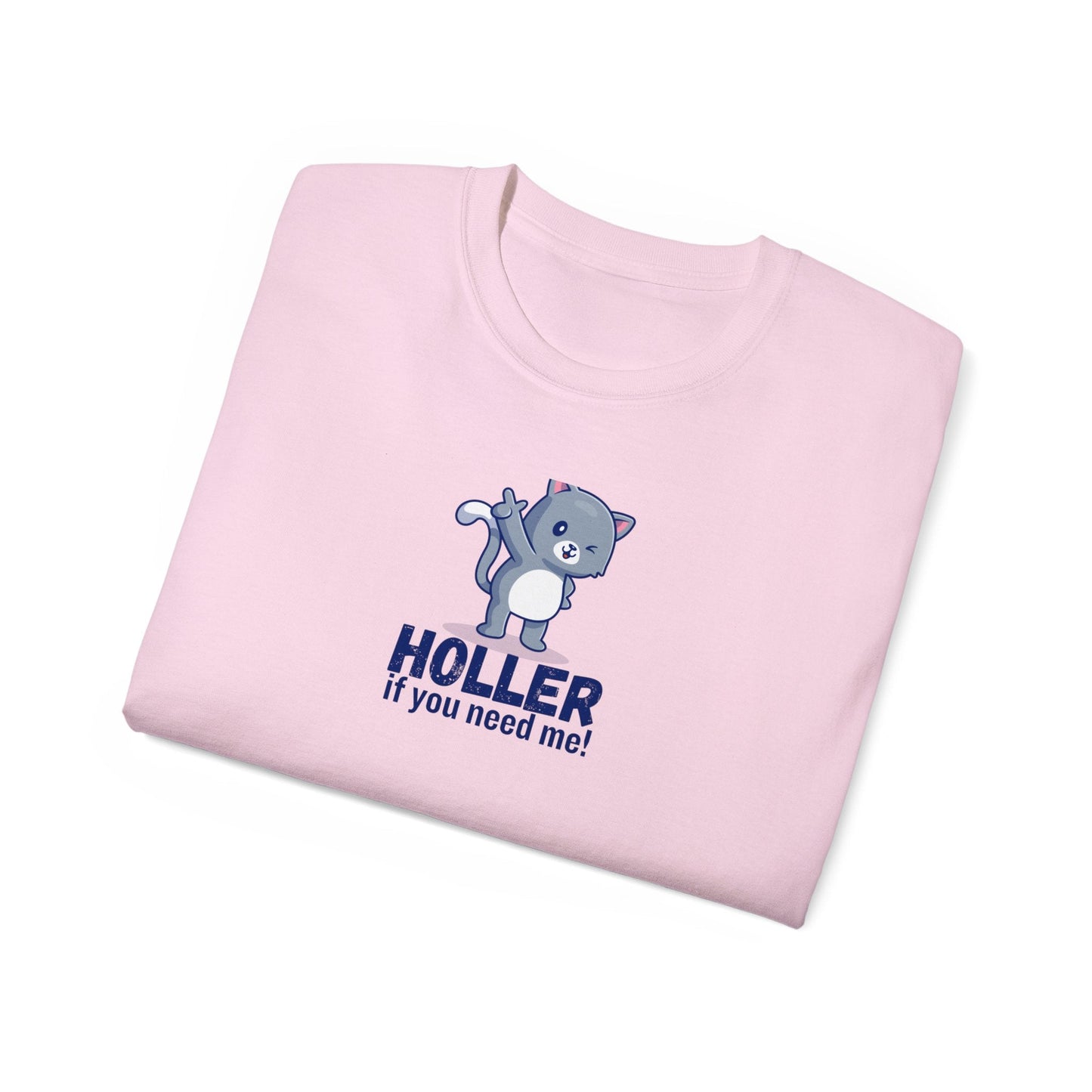 Holler Unisex Ultra Cotton Tee - T - Shirt - Epileptic Al’s Shop