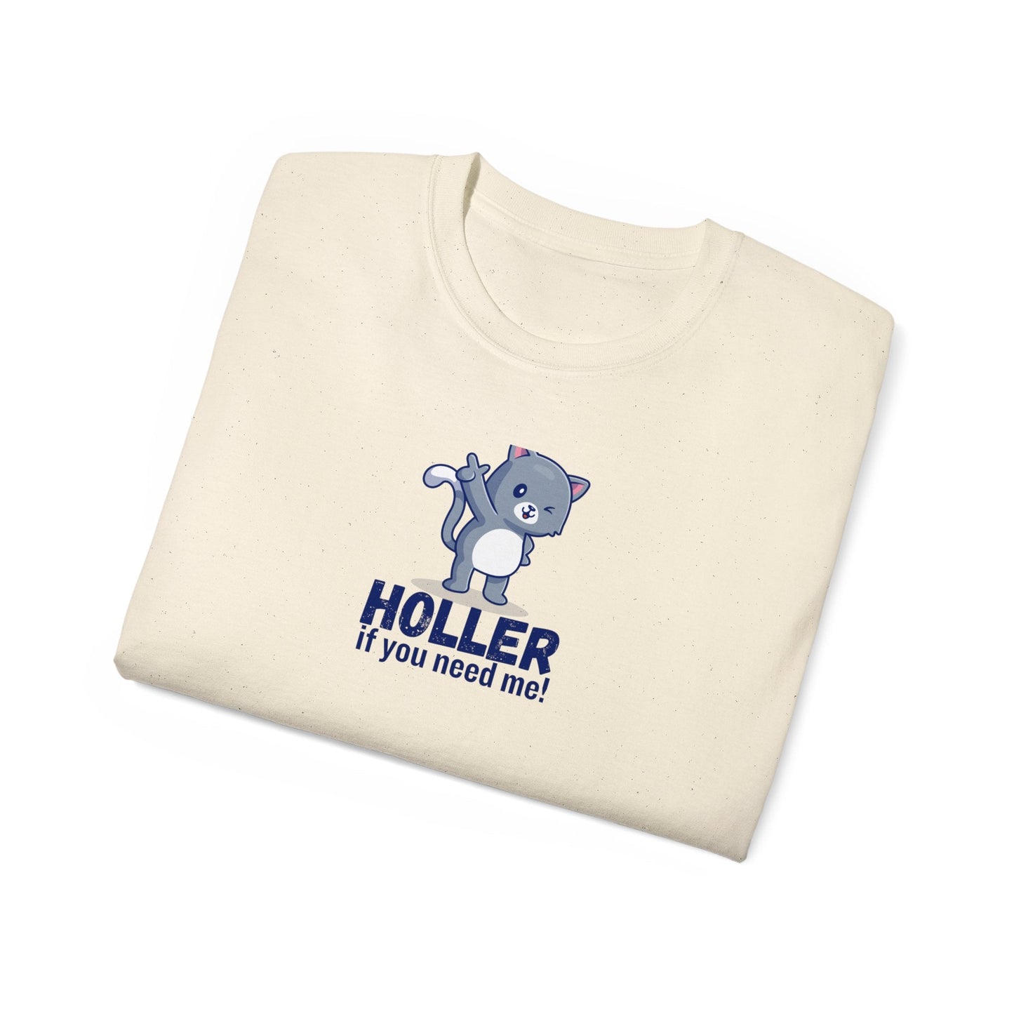 Holler Unisex Ultra Cotton Tee - T - Shirt - Epileptic Al’s Shop