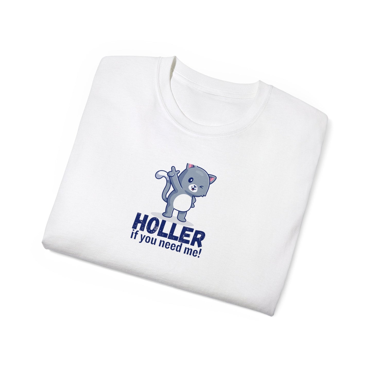 Holler Unisex Ultra Cotton Tee - T - Shirt - Epileptic Al’s Shop