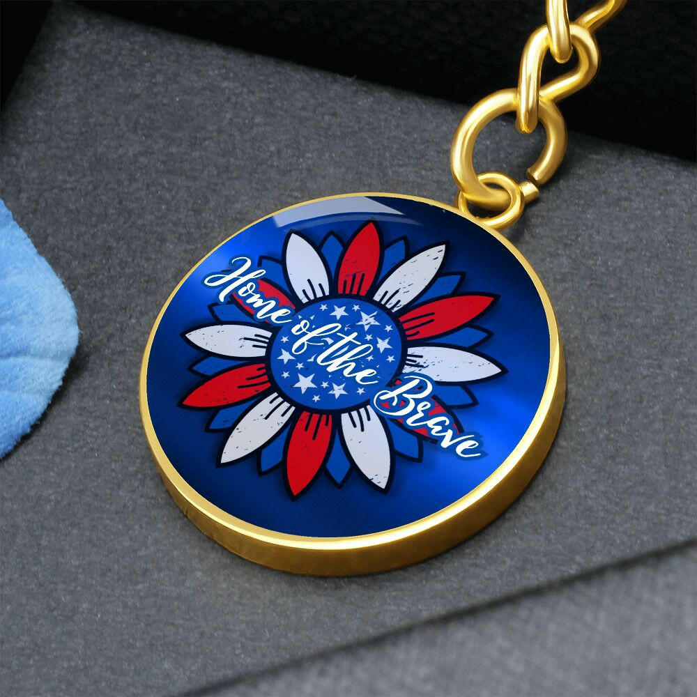 Home of the Brave Keychain - Jewelry - Epileptic Al’s Shop