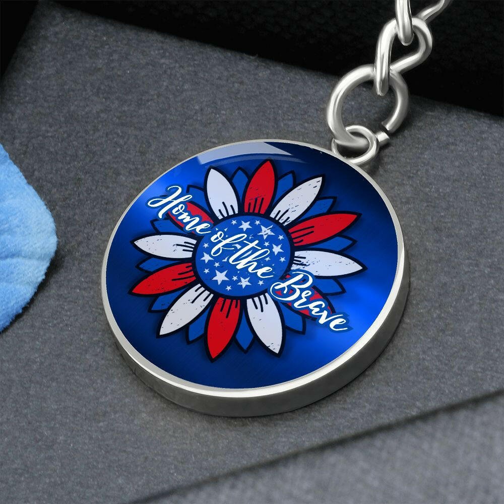 Home of the Brave Keychain - Jewelry - Epileptic Al’s Shop