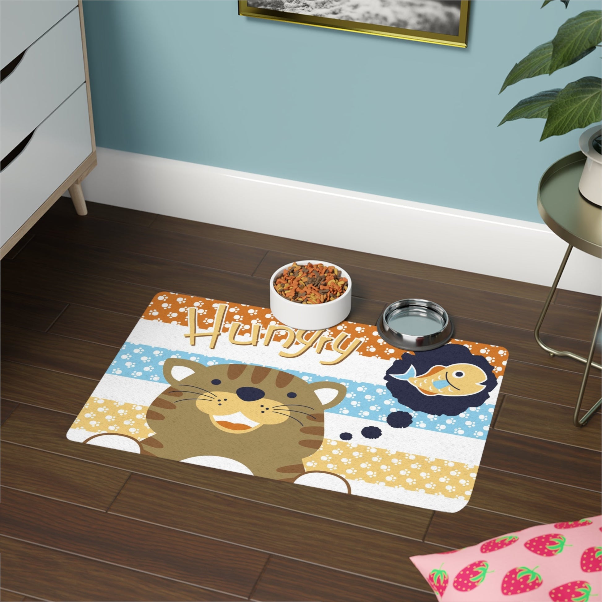 Hungry Kitty Food Mat (12x18) - Pets - Epileptic Al’s Shop