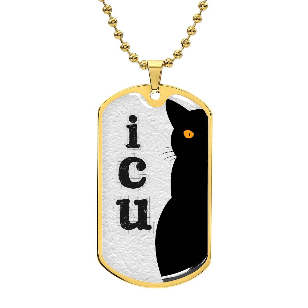 I C U Necklace - Jewelry - Epileptic Al’s Shop