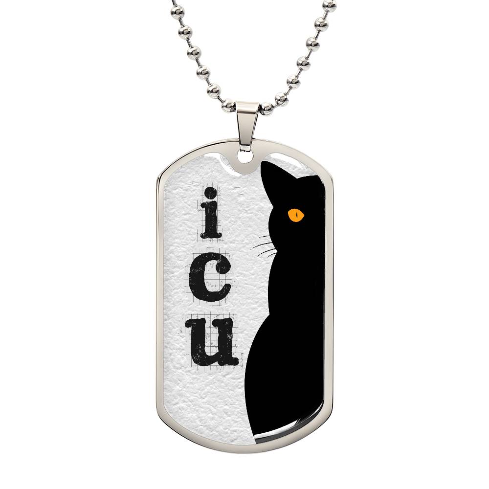 I C U Necklace - Jewelry - Epileptic Al’s Shop