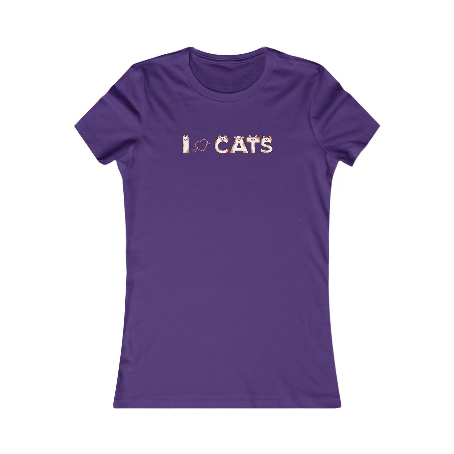 I ♥️ Cats Women's Favorite Tee - T - Shirt - Epileptic Al’s Shop