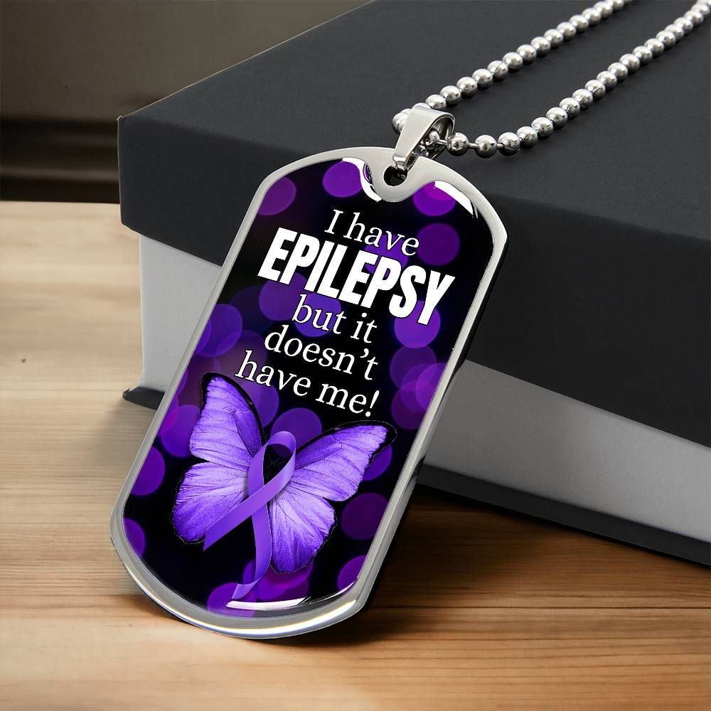 I Have Epilepsy Necklace - Jewelry - Epileptic Al’s Shop