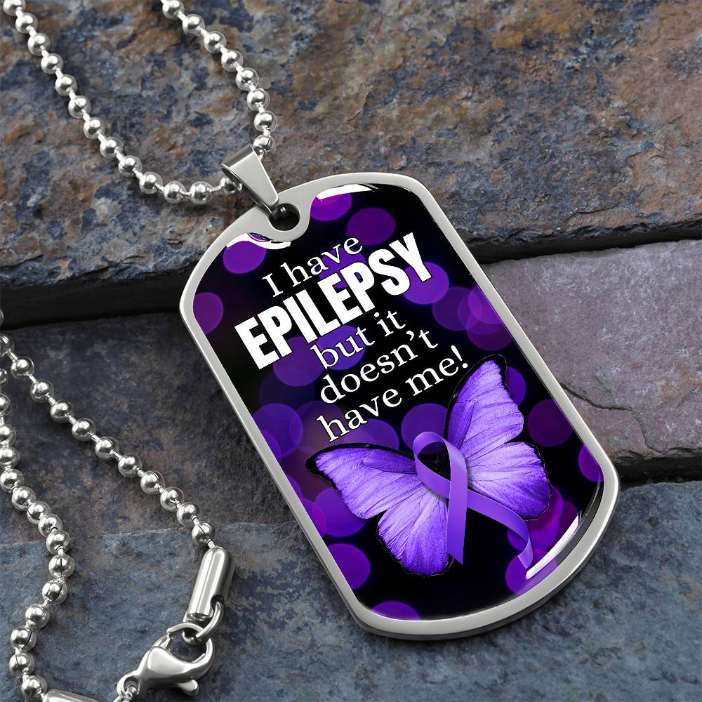 I Have Epilepsy Necklace - Jewelry - Epileptic Al’s Shop