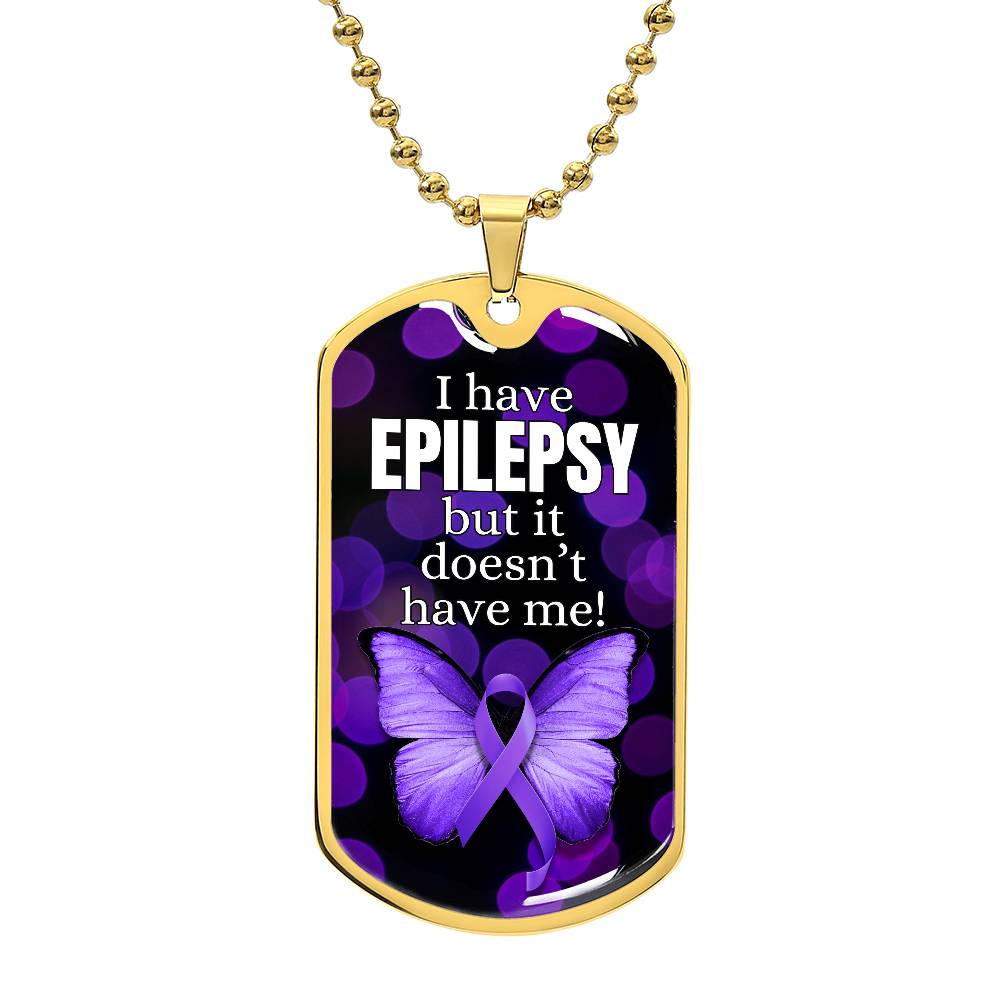 I Have Epilepsy Necklace - Jewelry - Epileptic Al’s Shop