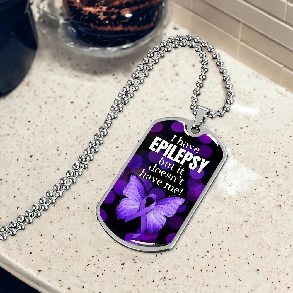 I Have Epilepsy Necklace - Jewelry - Epileptic Al’s Shop