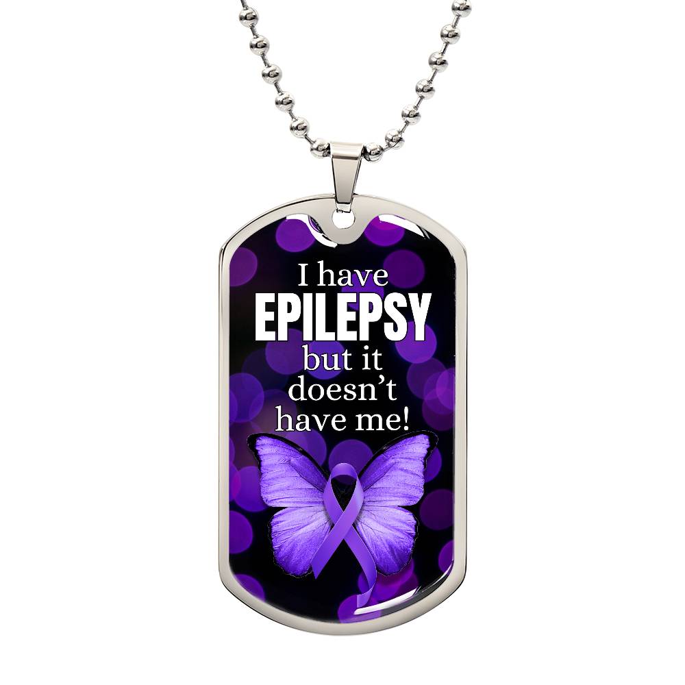 I Have Epilepsy Necklace - Jewelry - Epileptic Al’s Shop