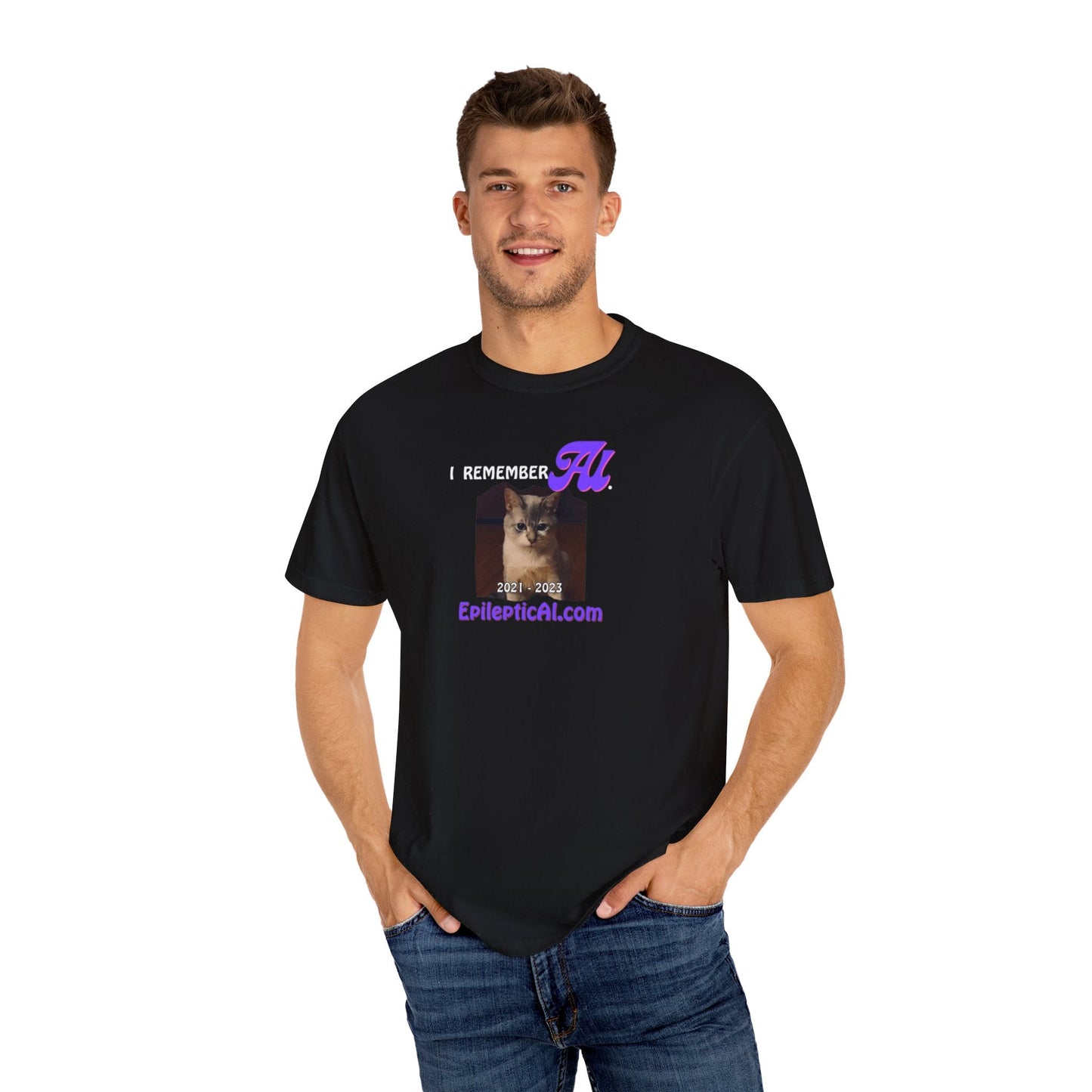 I Remember Al Unisex Garment - Dyed T - shirt - T - Shirt - Epileptic Al’s Shop