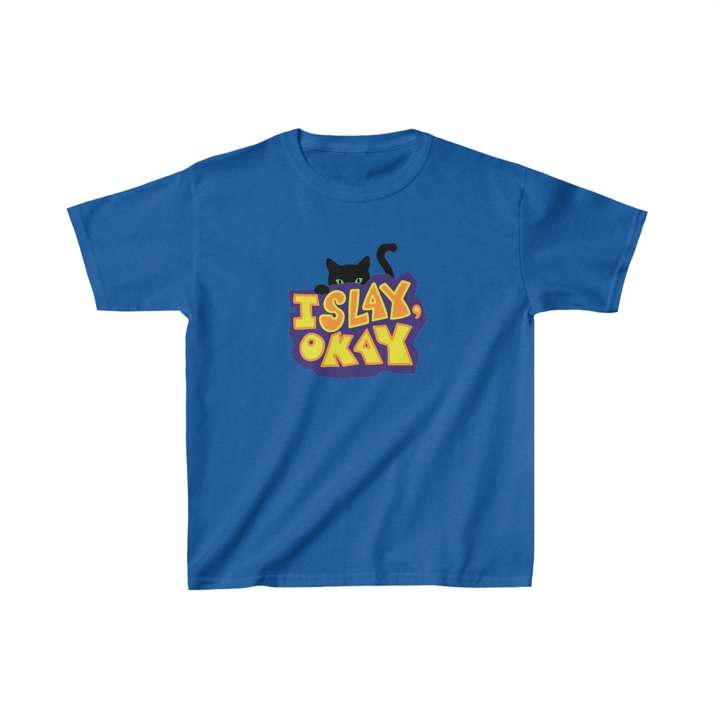 I Slay Kids Heavy Cotton™ Tee - Kids clothes - Epileptic Al’s Shop