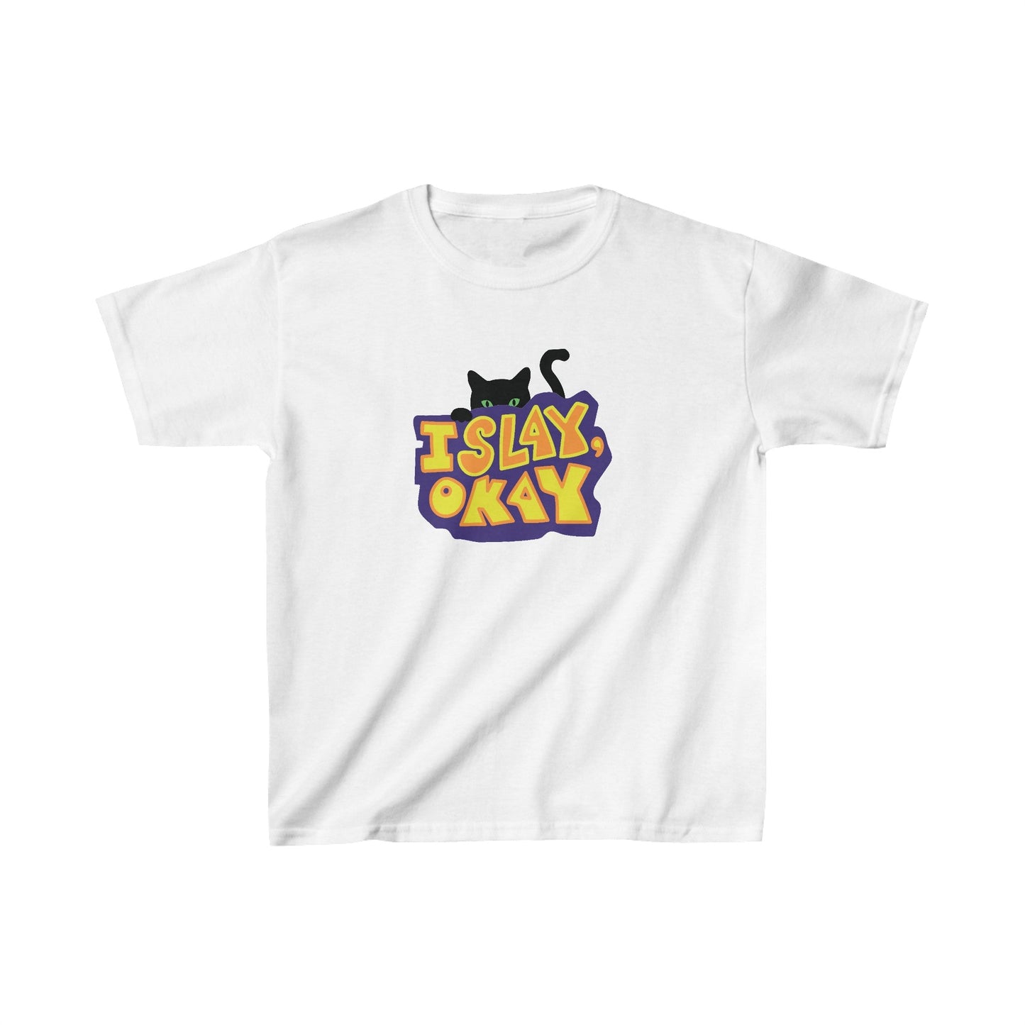 I Slay Kids Heavy Cotton™ Tee - Kids clothes - Epileptic Al’s Shop