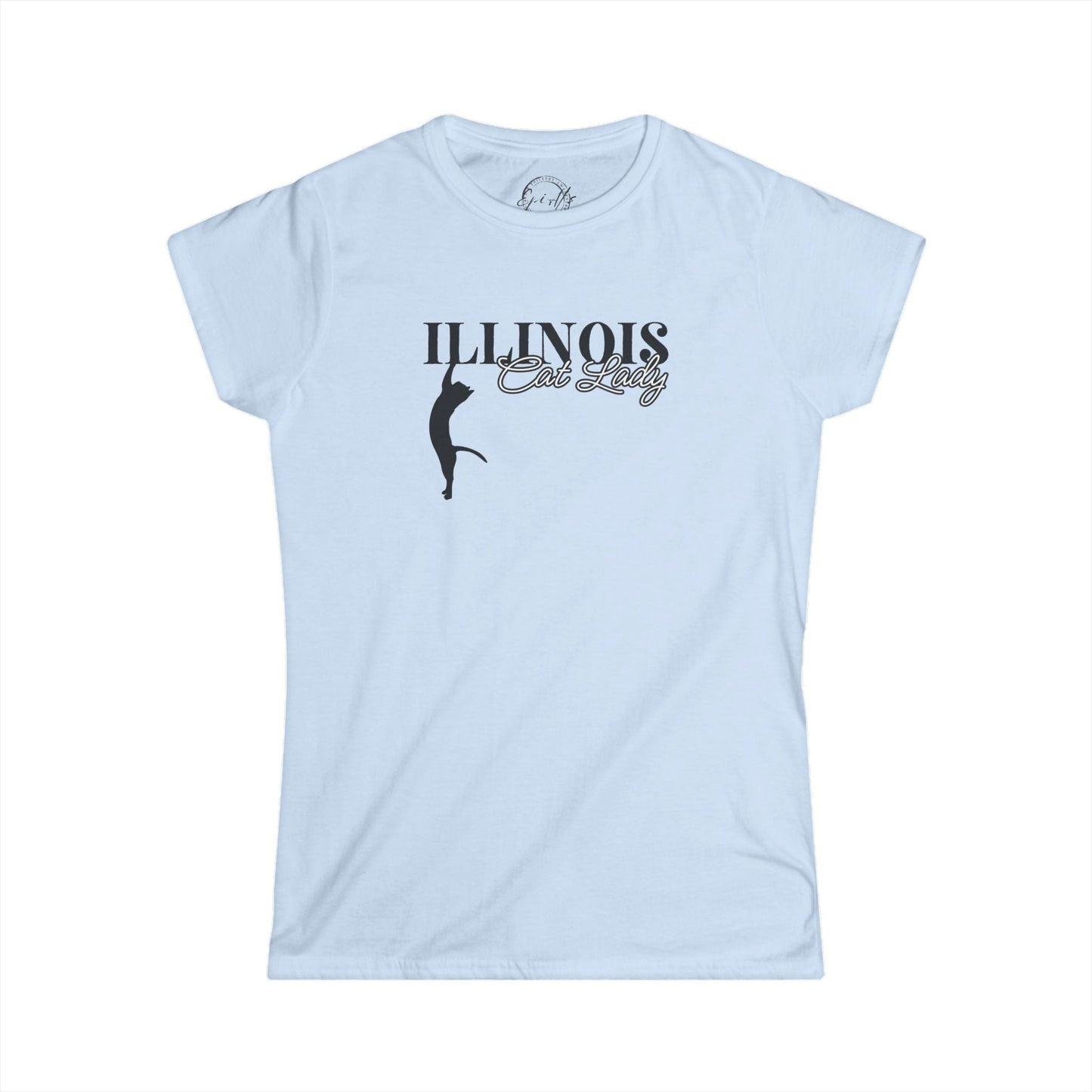 Illinois Cat Lady Softstyle Tee - T - Shirt - EpiAl's Shop