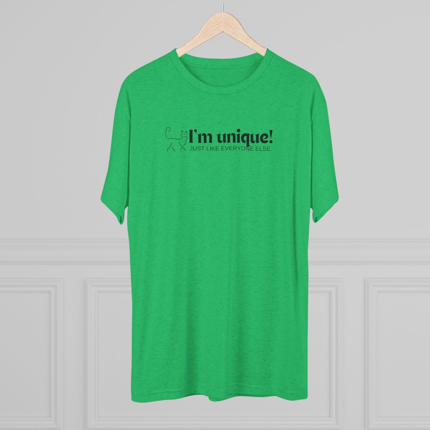 I'm Unique Unisex Tri - Blend Crew Tee - T - Shirt - Epileptic Al’s Shop