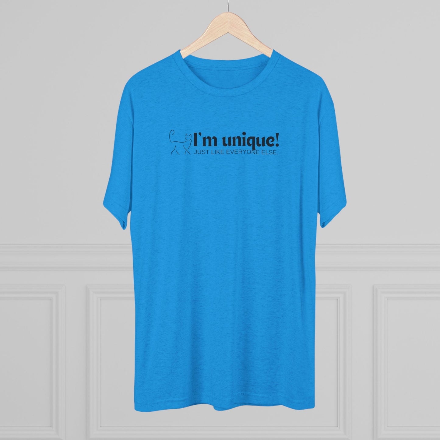 I'm Unique Unisex Tri - Blend Crew Tee - T - Shirt - Epileptic Al’s Shop