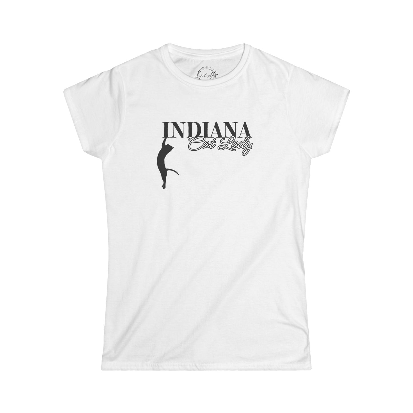 Indiana Cat Lady Softstyle Tee - T - Shirt - EpiAl's Shop