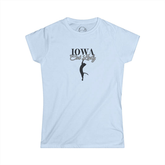 Iowa Cat Lady Softstyle Tee - T - Shirt - EpiAl's Shop