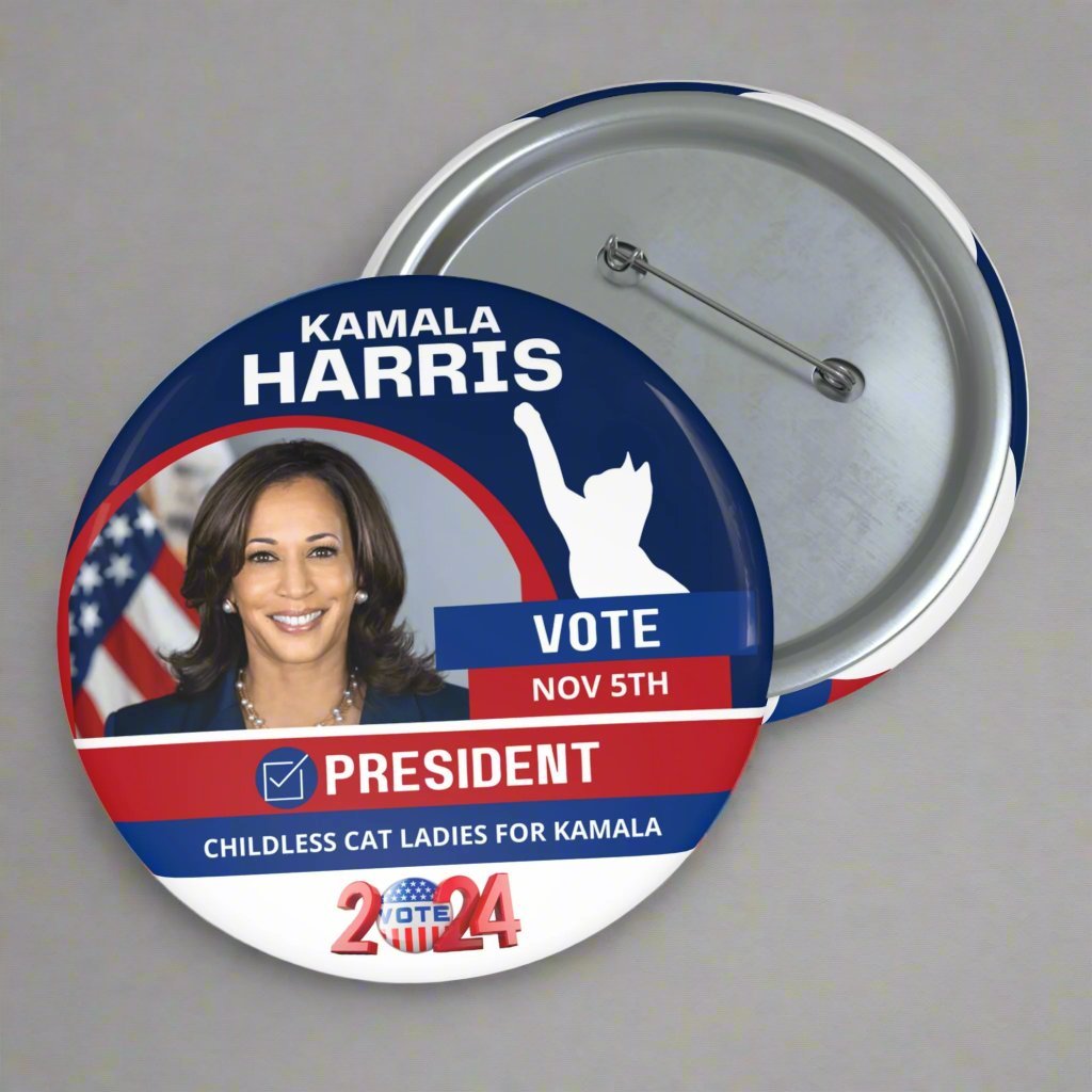 Kamala Harris 2024 Pin Buttons - Accessories - EpiAl's Shop