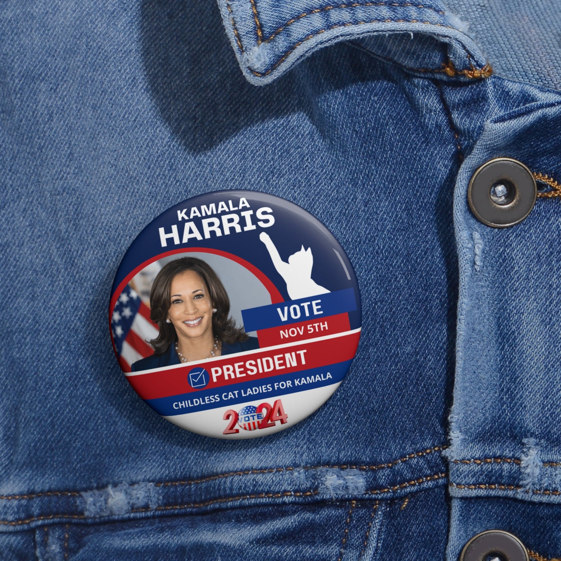 Kamala Harris 2024 Pin Buttons - Accessories - EpiAl's Shop